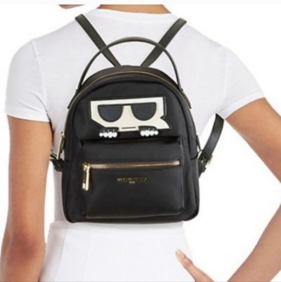 Karl Lagerfeld Handbags - EUC! Karl Lagerfeld Black Backpack